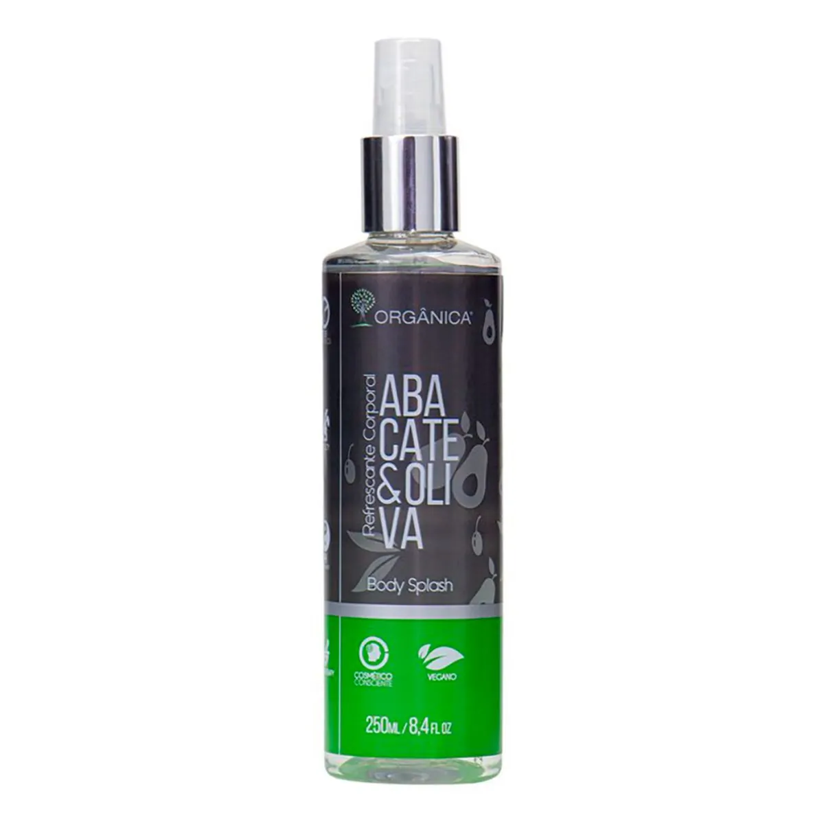 Body Splash Orgânica Abacate e Oliva 250ml