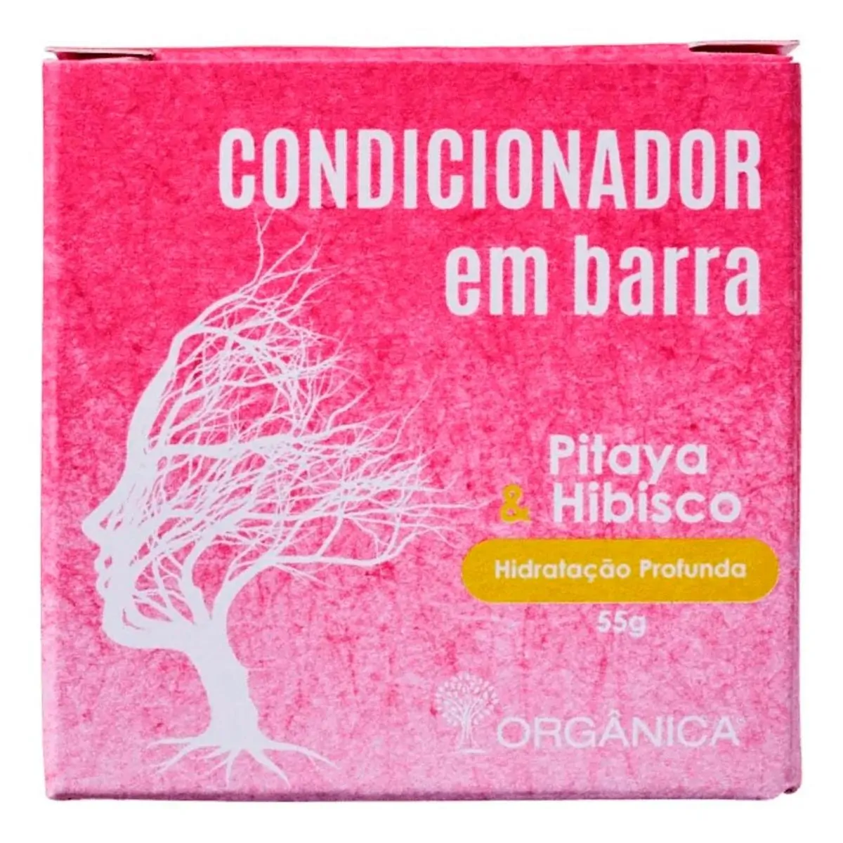 Condicionador em Barra Orgânica Pitaya e Hibisco Hidratação 55g