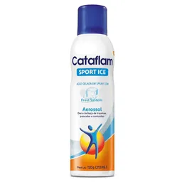 Analgésico Aerossol Cataflam Sport Ice Alívio da Dor, Inchaço e Vermelhidão 120g Spray