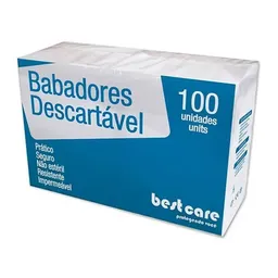 Babador Impermeável Descartável - Best Care - Branco