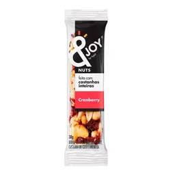 Barra de Cereais Nuts & Joy Regular Cranberry 30g
