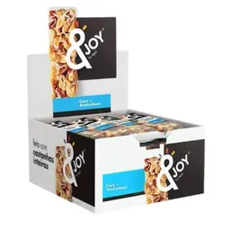 Barra de cereal com coco e amêndoas caixa com 12 unidades de 30g - Nuts&Joy