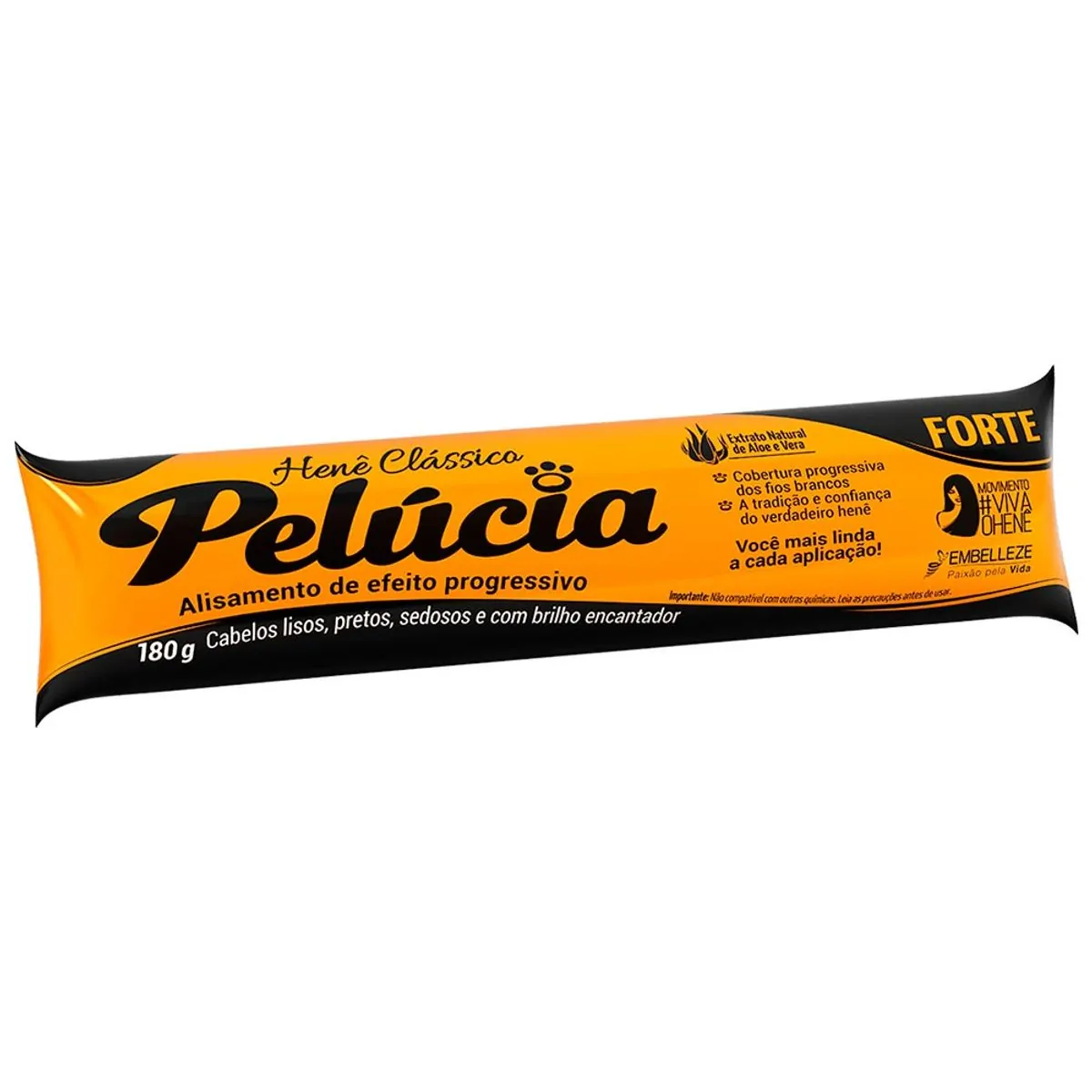 Alisante Capilar Henê Gel Pelúcia Forte Embelleze  180g