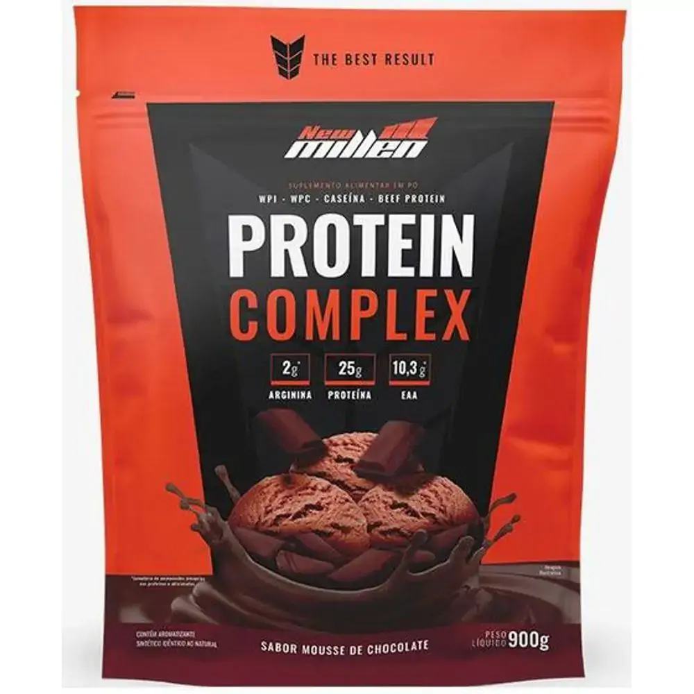 Whey Protein Complex 900g Chocolate New Millen Refil
