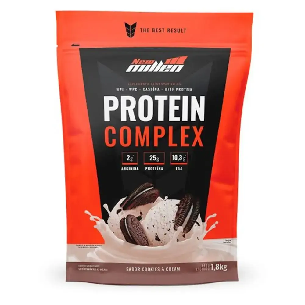Whey Protein Complex Refil Cookies and Cream 1.8kg New Millen