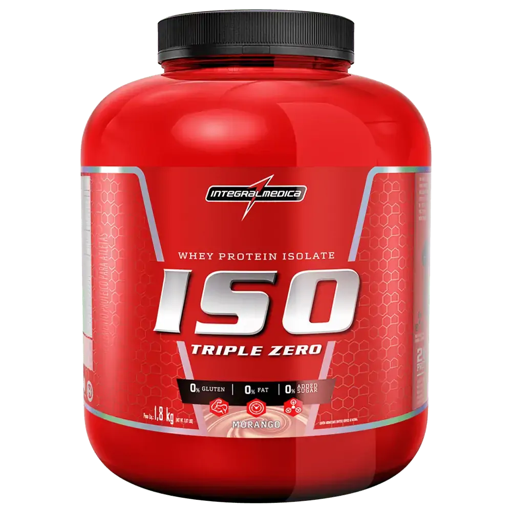 Iso Triple Zero - Morango - Pote 1.8kg