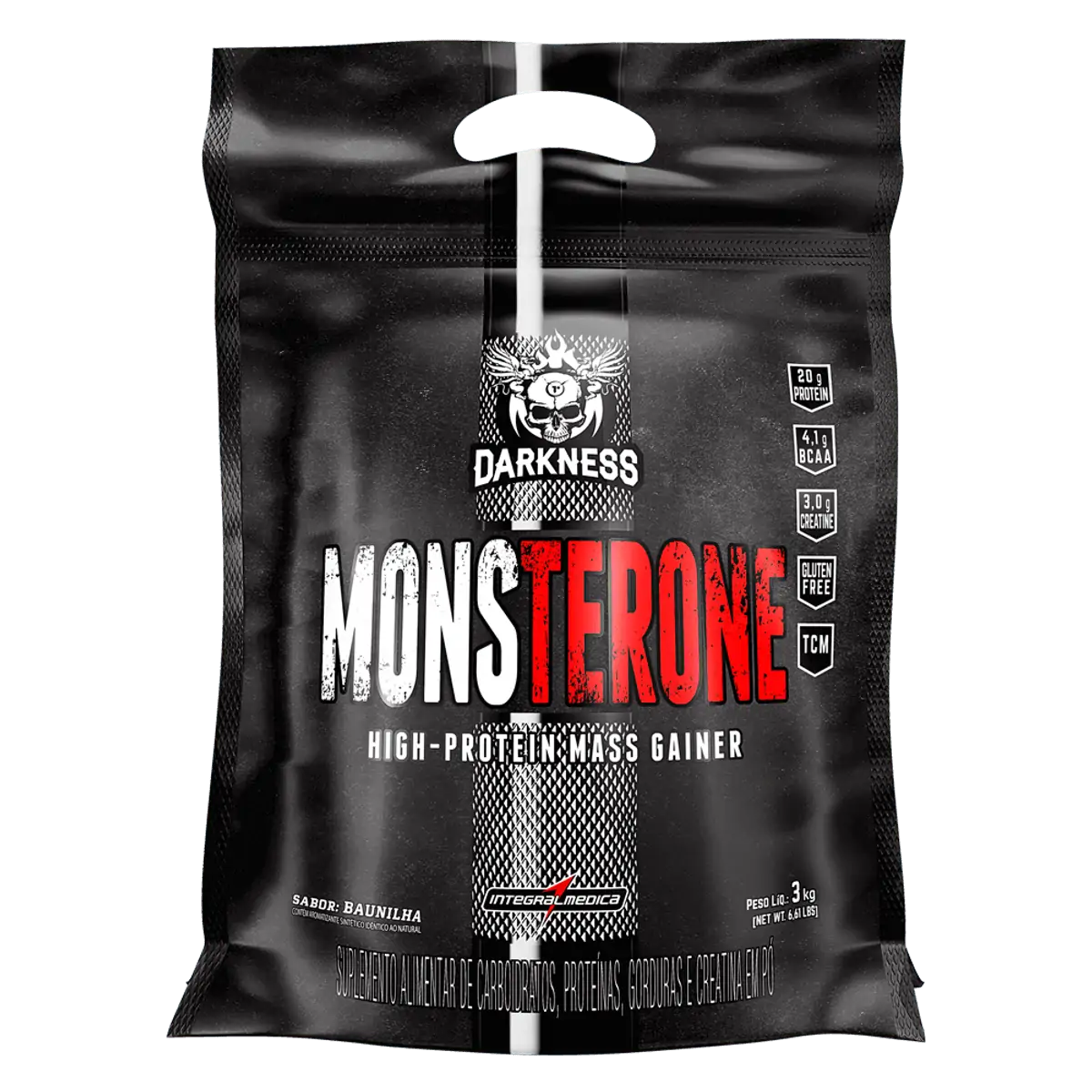 Monsterone Baunilha 3kg Darkness
