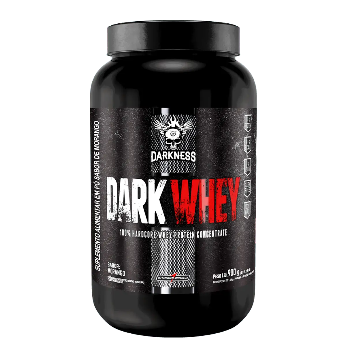 Darkwhey Morango 900g Darkness