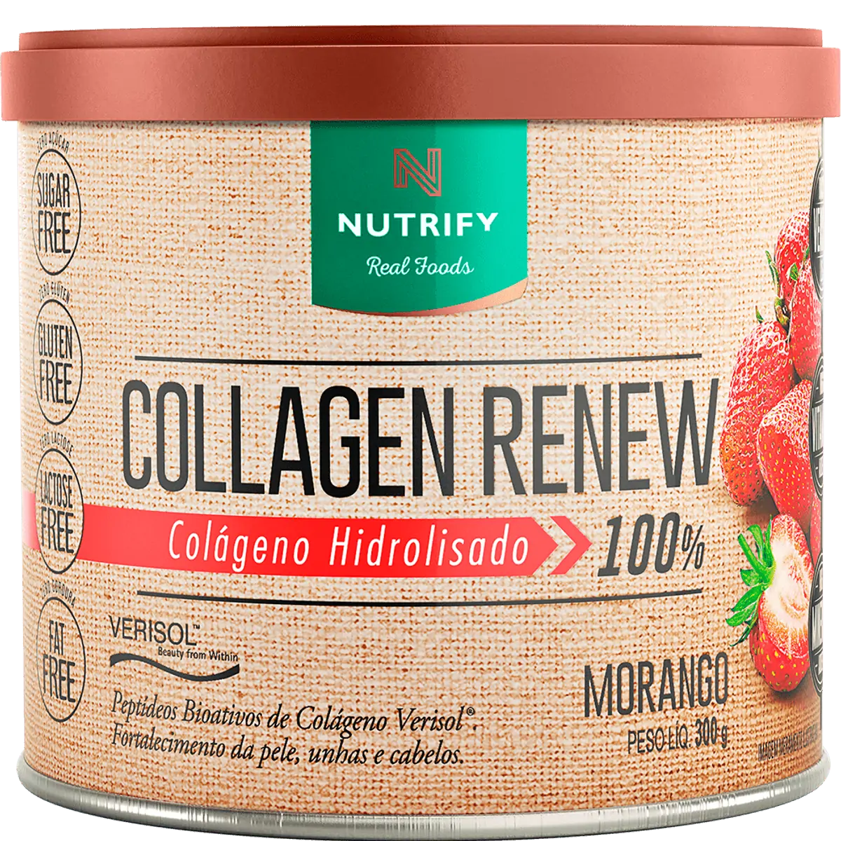 Collagen Renew Morango 300g Nutrify