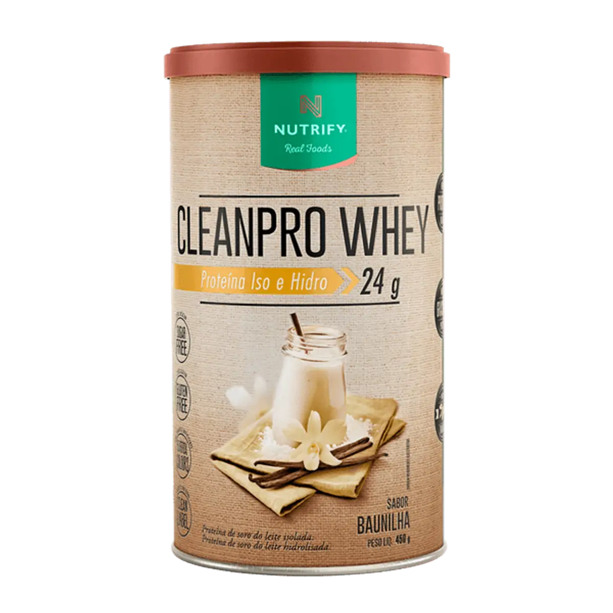 CleanPro Whey Baunilha 450g Nutrify