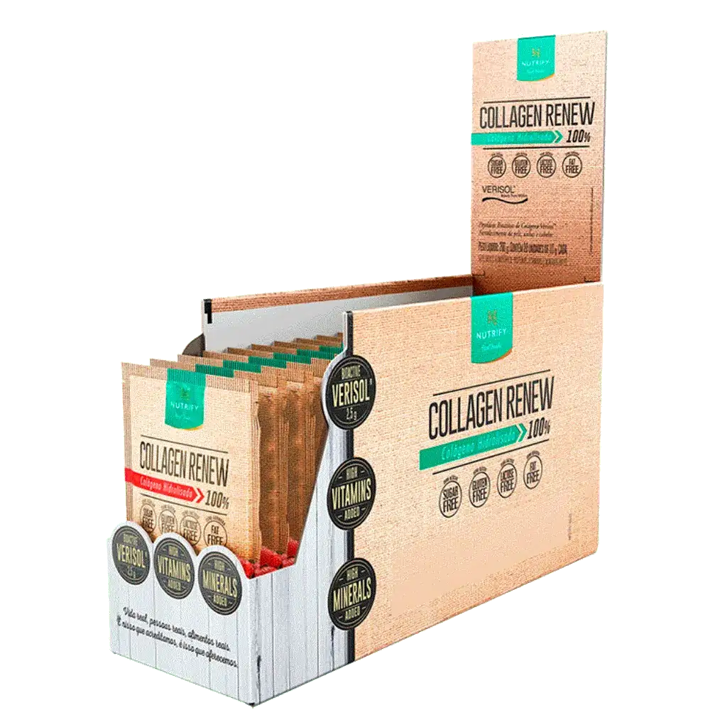 Collagen Renew Sachê - Morango - 20 sachês