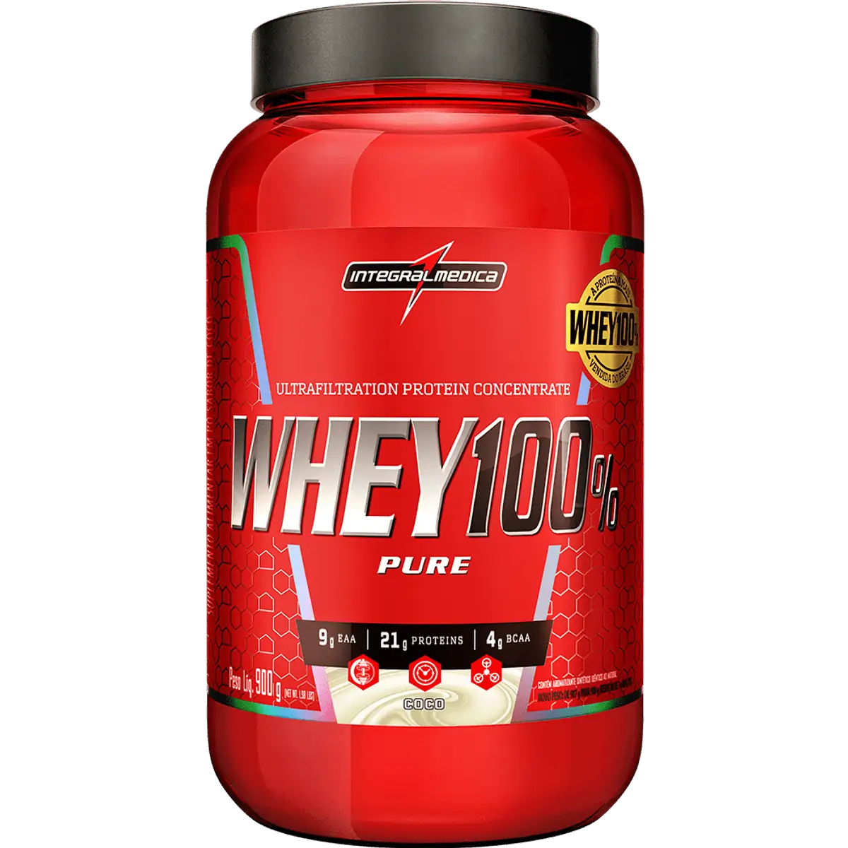 Whey Protein Concentrado 900g - Coco