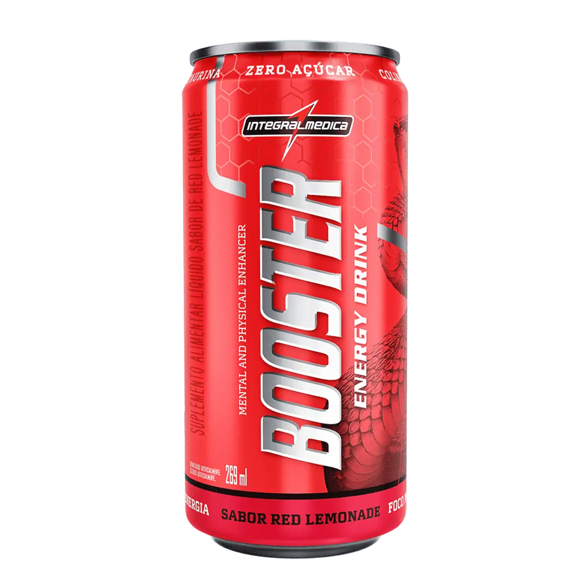 Booster Drink Red Limonade 6 unid 269 ml Integralmédica