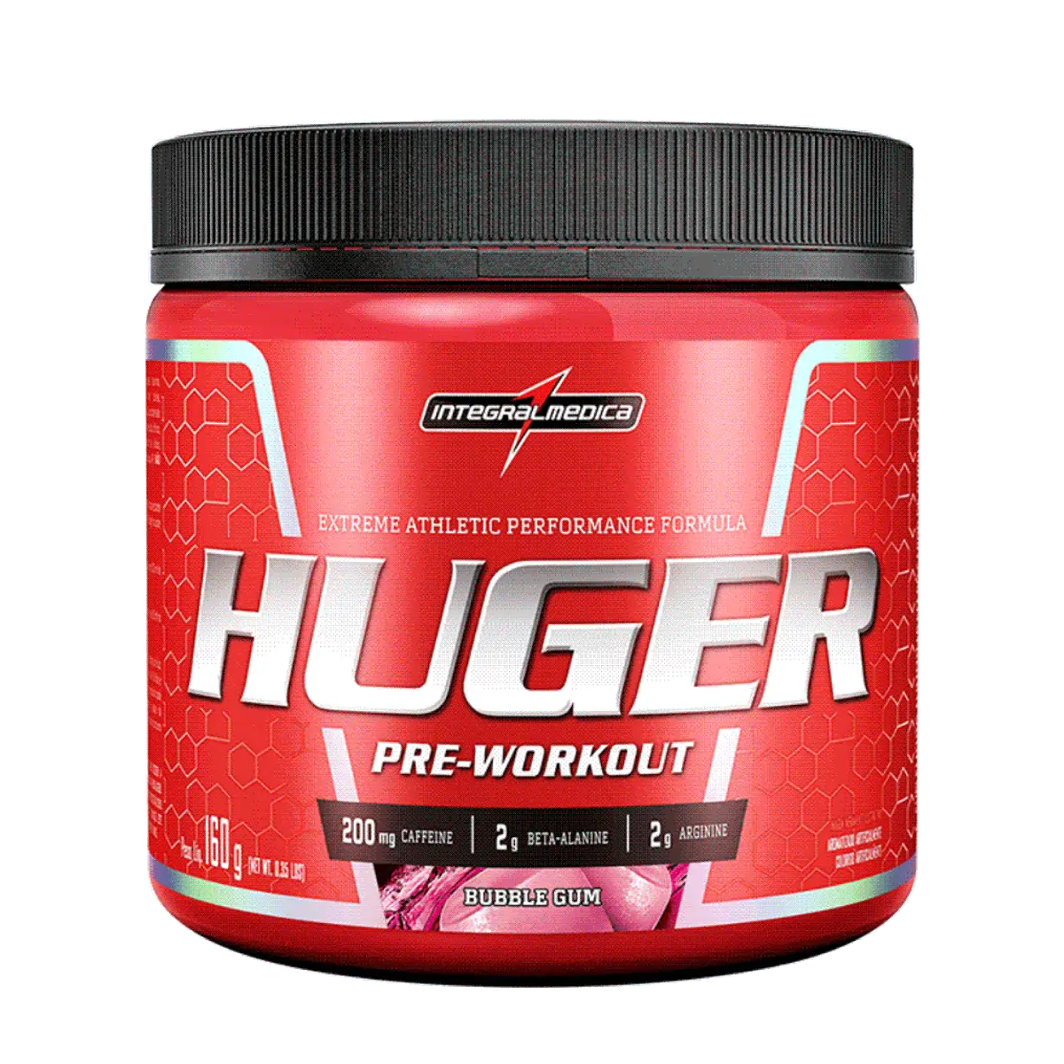 Huger Bubble Gum 160 g Integralmédica
