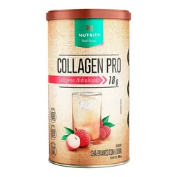 Suplemento Alimentar Colágeno em Pó Hidrolisado Nutrify Chá Branco Com Lichia 450g