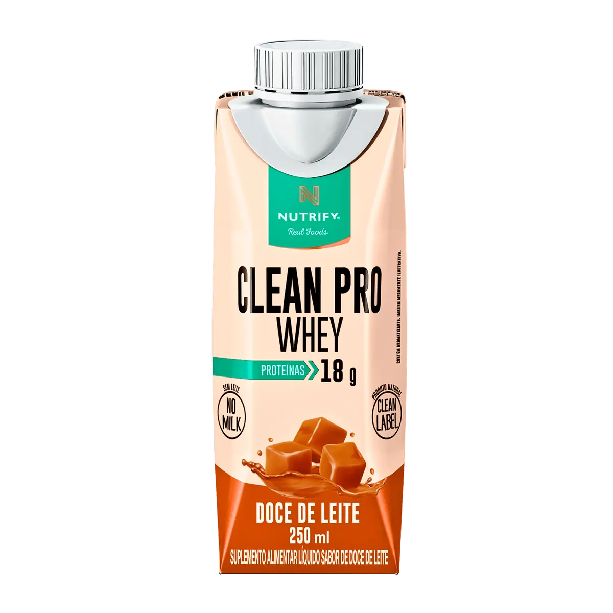 CleanPro Whey Líquido Doce de Leite 250ml Nutrify