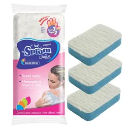 Esponja Splum Para Banho Laqua Leve 3 Pague 2 Santa Maria