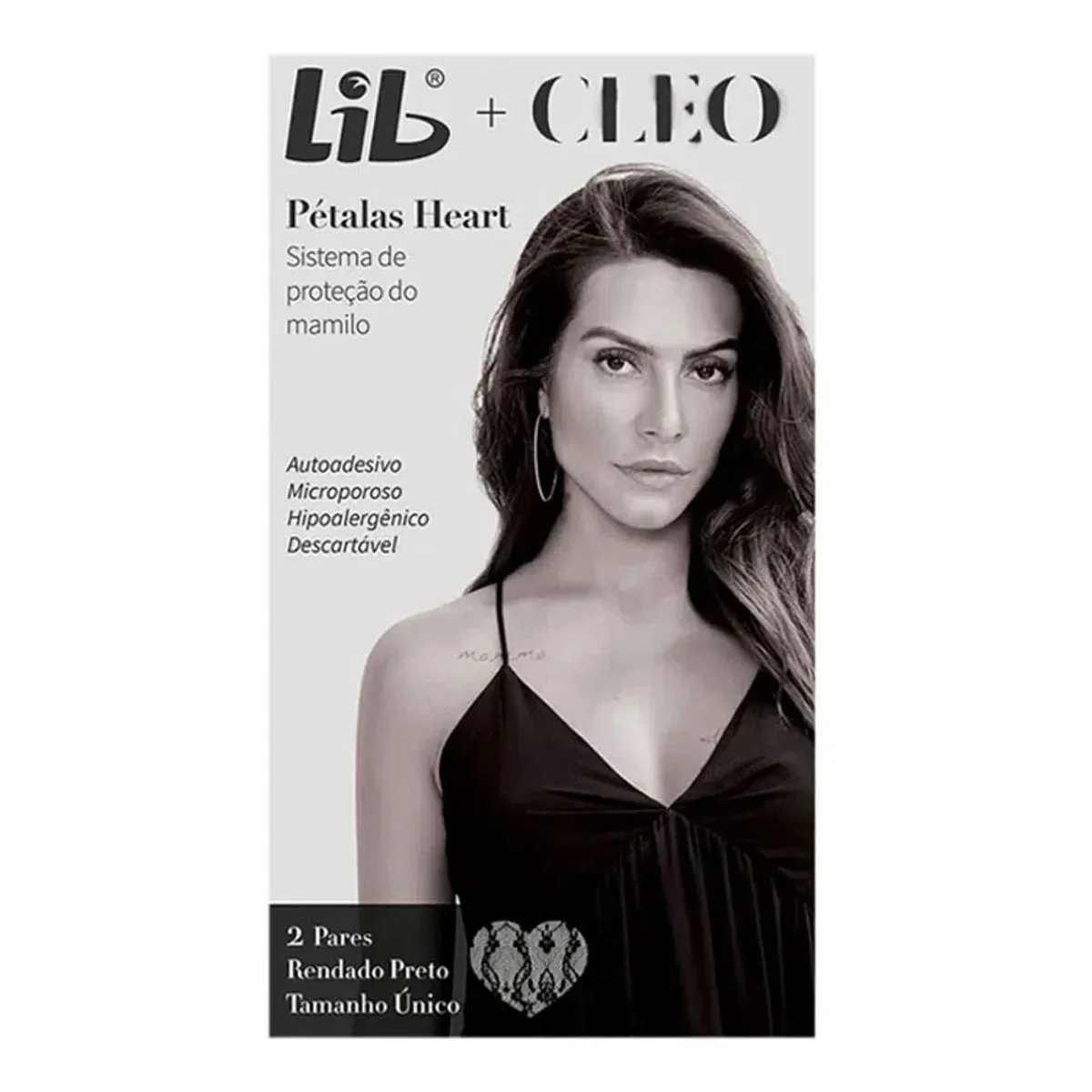 Protetor Modelador De Seios Lib Pétalas Heart Tamanho Único