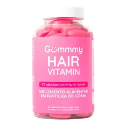 Suplemento Alimentar Gummy Hair Vitamin Sabor Tutti-Frutti 60 Gomas