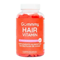 Suplemento Alimentar Gummy Hair Vitamin Sabor Melancia 60 Gomas