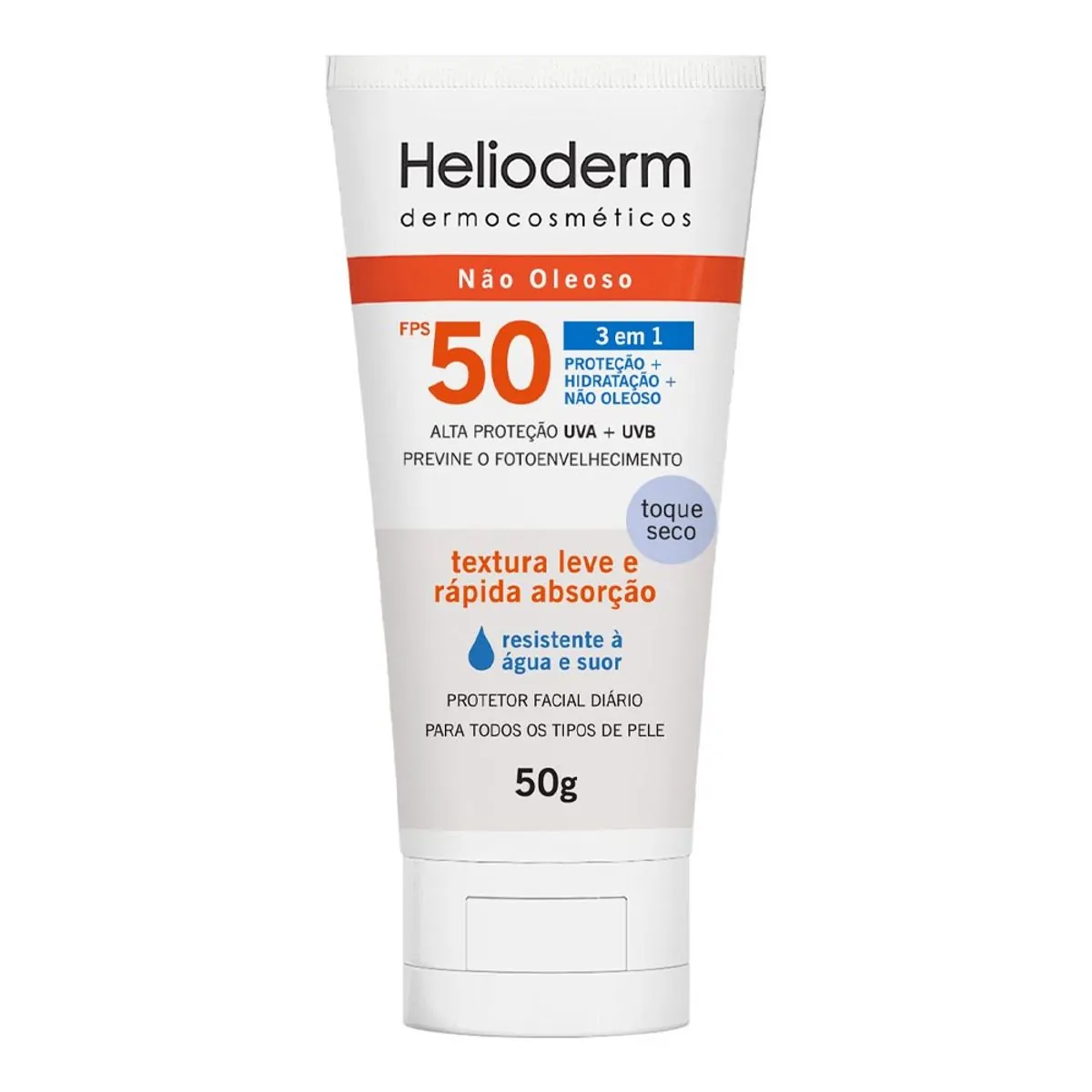 Protetor Solar Facial Diário Helioderm Suncare FPS 50 50g