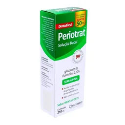 Enxaguatório Bucal Periotrat Menta Sem Álcool 250ml
