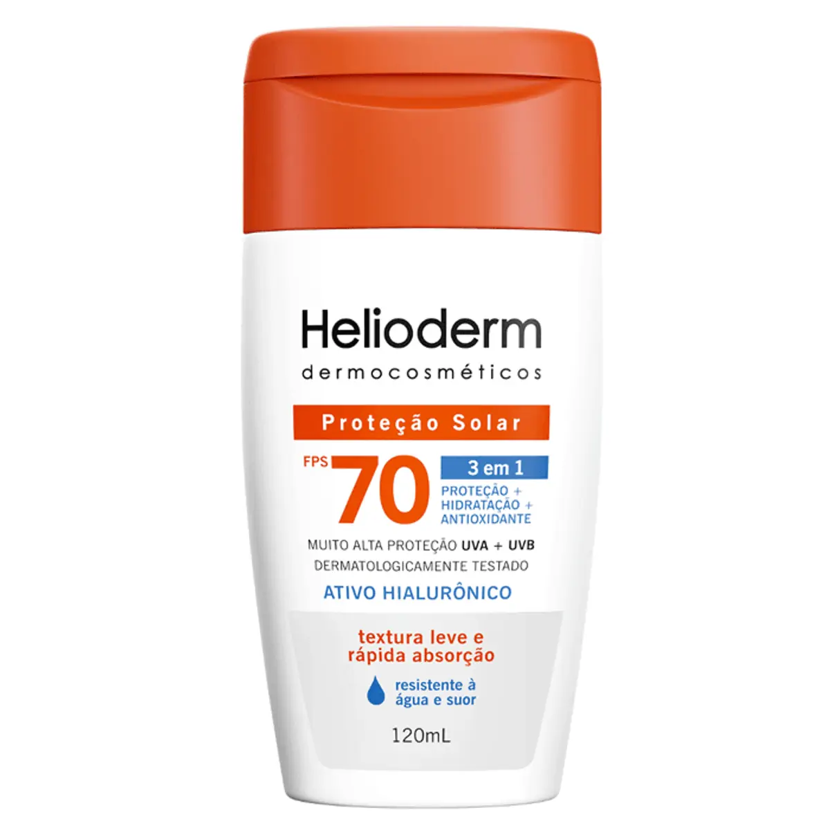 Protetor Solar Corporal Helioderm FPS 70 3 em 1 120ml