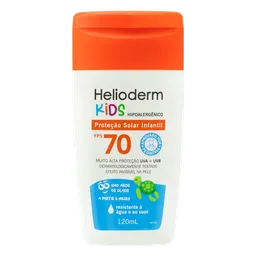 Protetor Solar Corporal Infantil Helioderm FPS 70 Kids 120ml