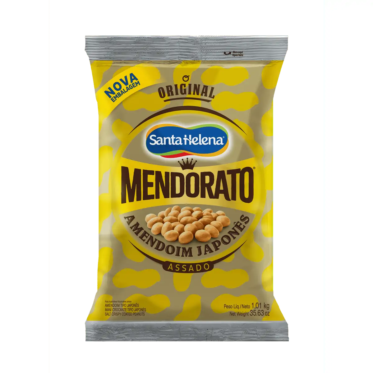 Amendoim japonês mendorato 1kg - Santa Helena