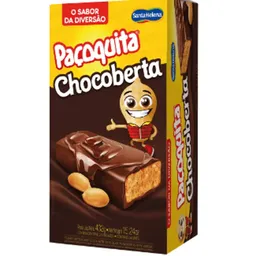 Paçoquita com cobertura de chocolate caixa com 24 unidades de 18g - Santa Helena