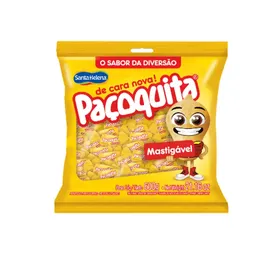 Bala mastigável sabor paçoca com 600g - Paçoquita