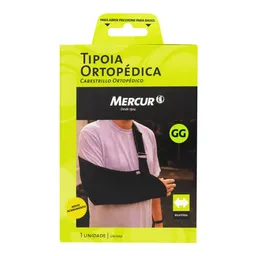 Tipoia Ortopédica Bilateral Mercur Azul Tamanho GG 1 Unidade
