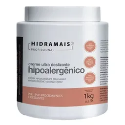 Creme para Massagem Hipoalergênico - Hidramais - 1kg - Creme Para Massagem Hipoalergênico - Hidramai