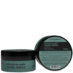 Máscara de Argila Verde Detox - Hidramais - 200g - Máscara Facial Hidramais - Argila Verde - 200g