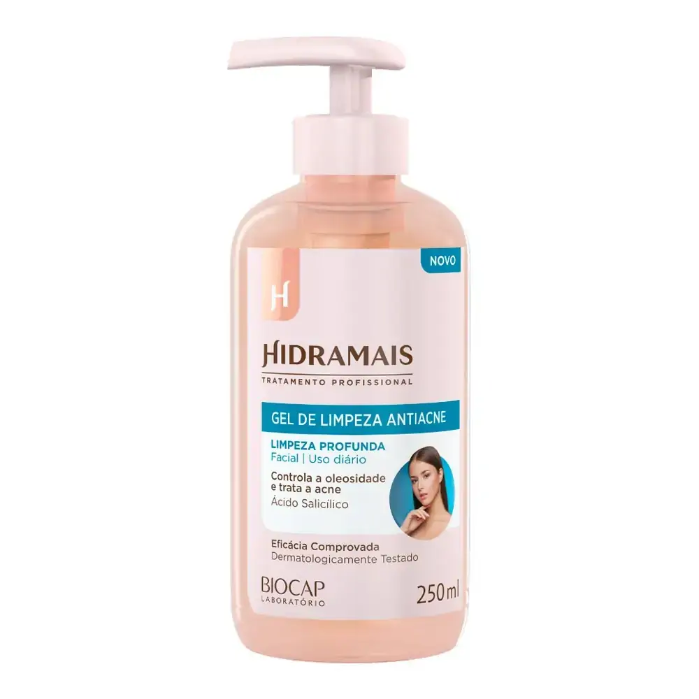 Gel de Limpeza Facial Hidramais Antiacne Ácido Salicilico 2% 110ml