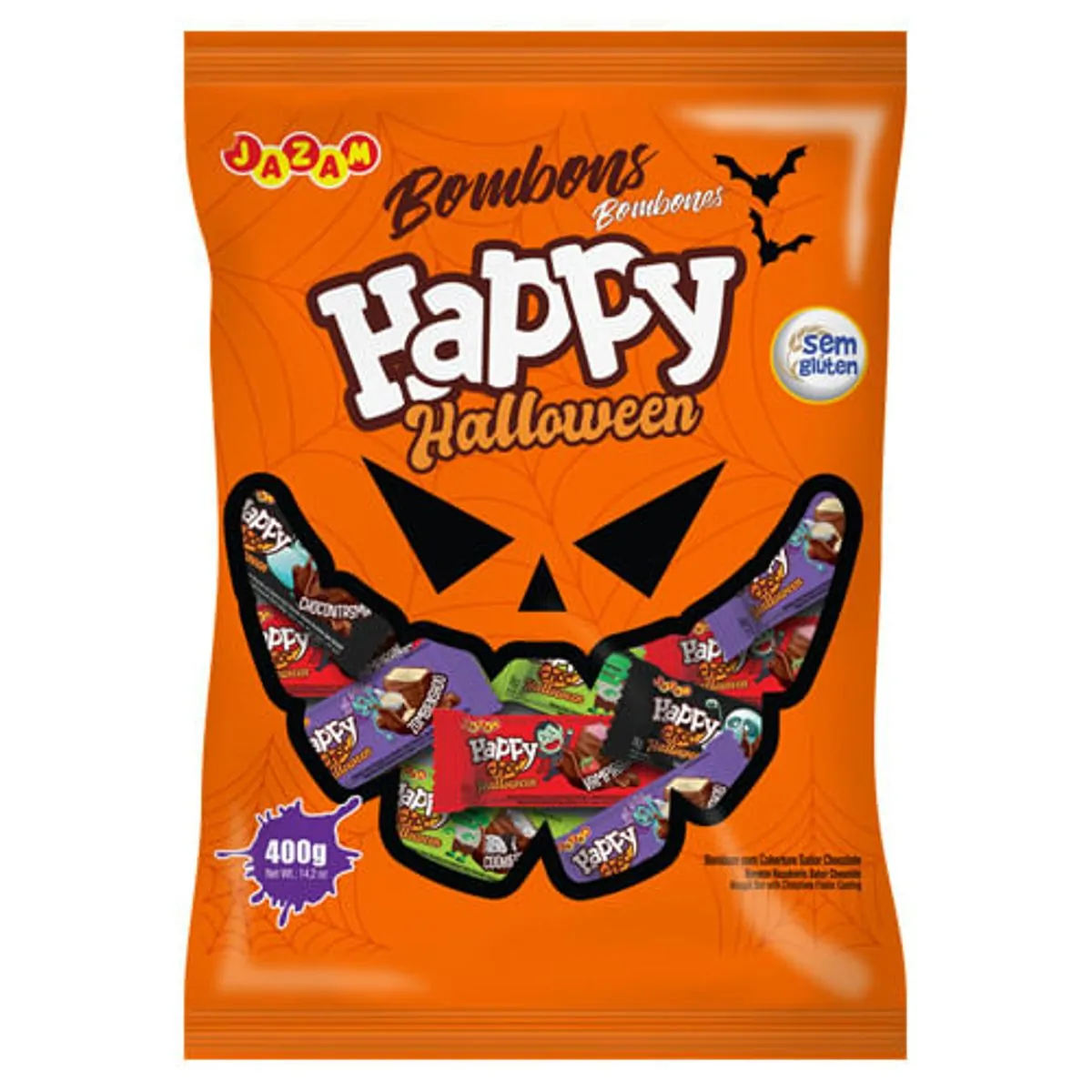Bombons Halloween com 400g - Happy
