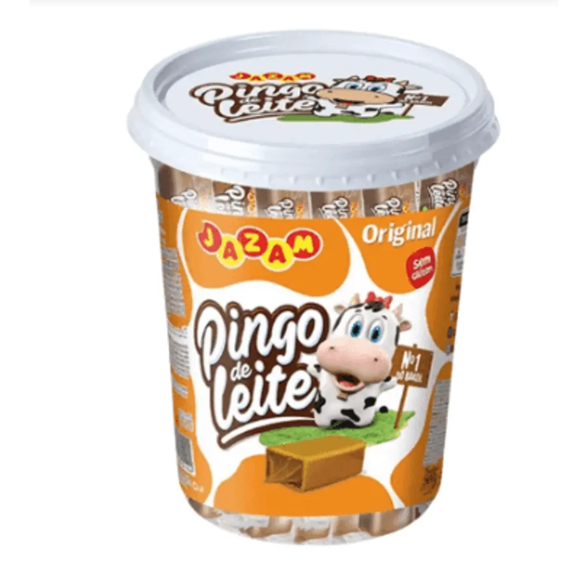 Pingo de Leite Tradicional Pote com 50 unidades - Jazam