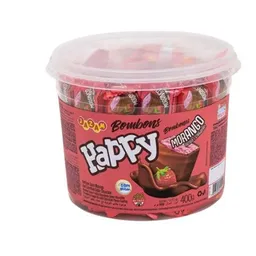 Bombom sabor morango pote 400g - Happy Jazam