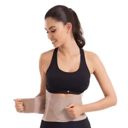 Cinta Modeladora Abdominal Easy Waist Unissex Esbelt 01017 Chocolate - P