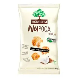 Pipoca Doce Orgânica Mãe Terra Nupoca Mascavo e Coco 40g
