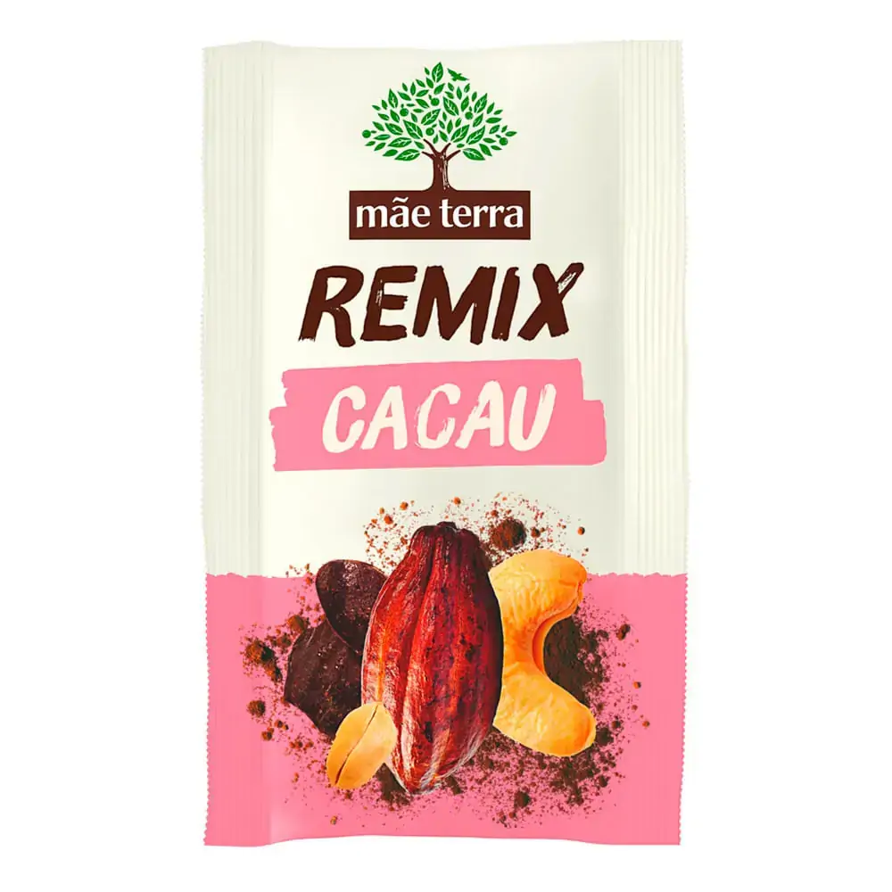 Snack Saudável Mãe Terra Remix Cacau 25g