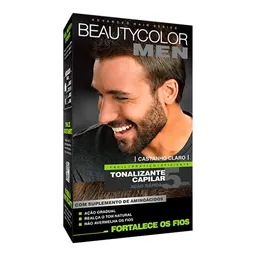Tonalizante Capilar Beauty Color Men Sem Amônia Castanho Claro