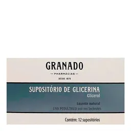 Laxante Supositório de Glicerina 1,55g 12 Supositórios