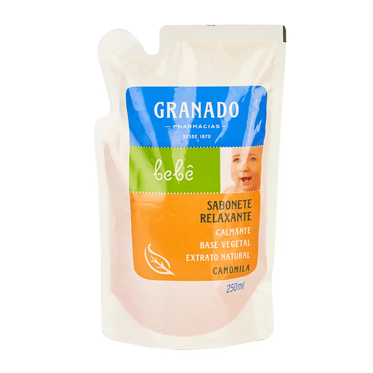 Sabonete Líquido Granado Bebê Camomila Refil 250ml