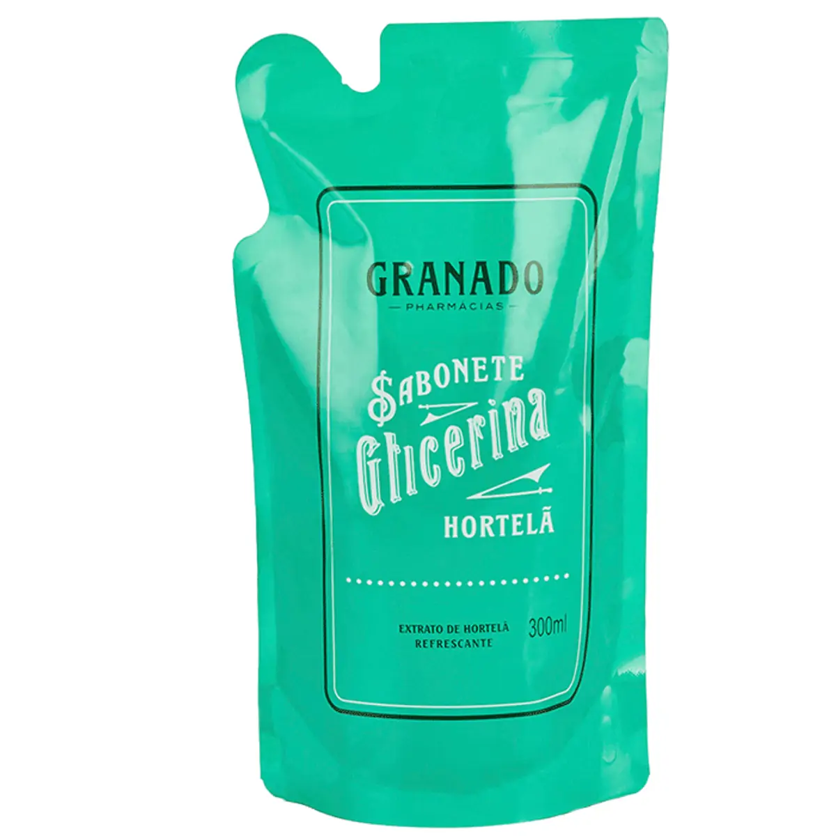 Sabonete Líquido Hortelã Granado Glicerina Frasco 300ml