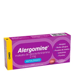Antialérgico Alergomine 2mg 20 Comprimidos Revestidos