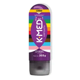 Gel Lubrificante 2 Em 1 K-Med Lgbtq+ 203g - Gel Lubrificante 2 Em 1  Lgbtq+ 203g