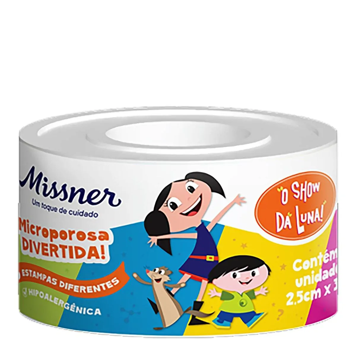 Fita Micropore Missner O Show Da Luna 2,5cm X 3,0m