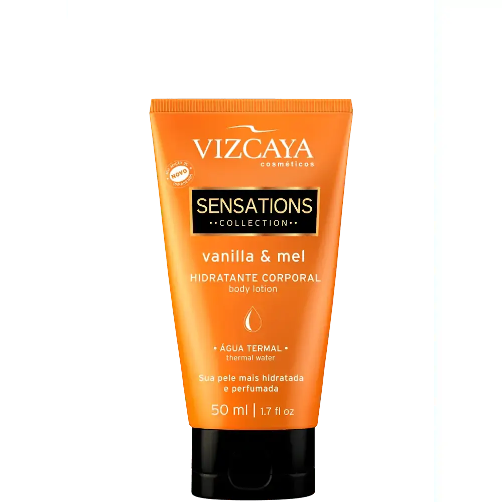 Hidratante Vizcaya Sensations - Vanilla e Mel - 50ml