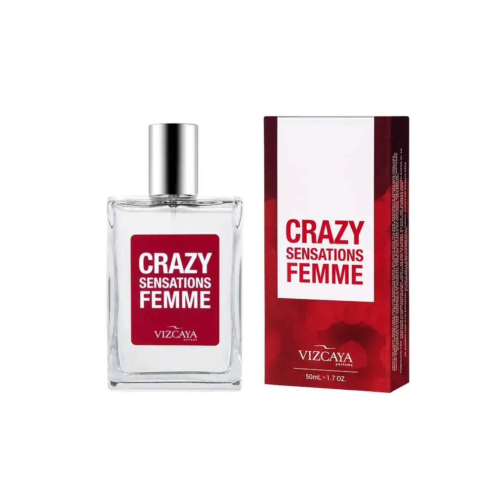 Perfume Fragrância Crazy Sensations Femme 50ml Feminino